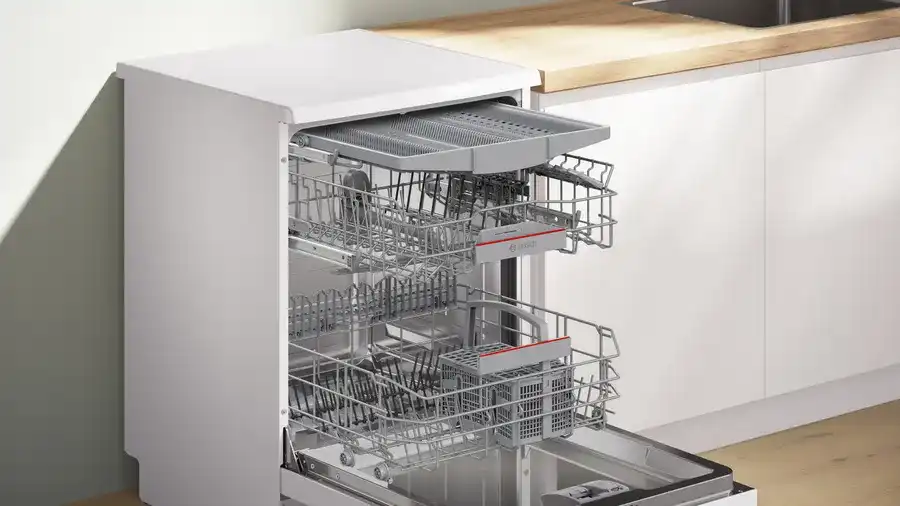 فضای داخلی ماشین ظرفشویی بوش 4ecw26m